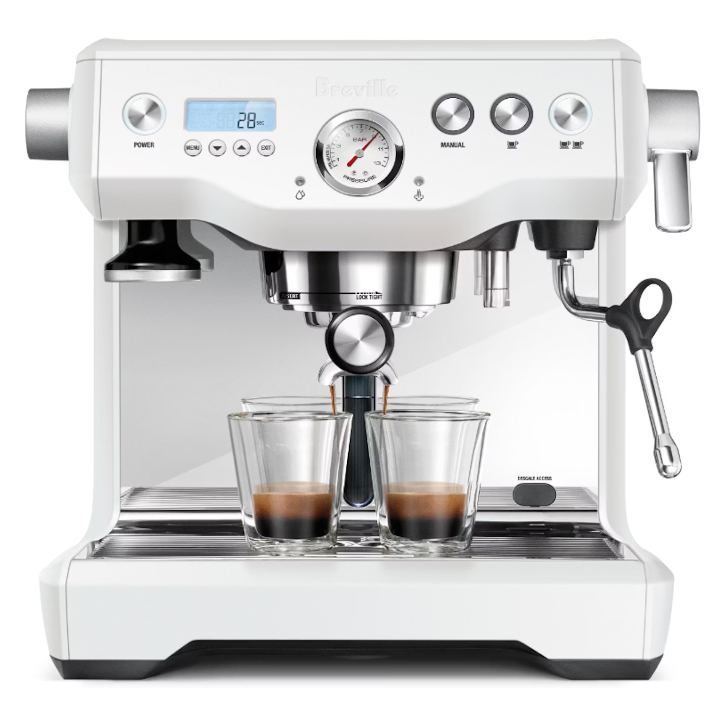 Breville The Dual Boiler Coffee Machine - Sea Salt - Image 3